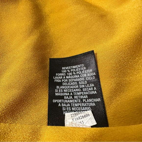 MOSSIMO Yellow Gold Peasant Dress Elastic Waist Size XXLarge - Picture 7 of 10